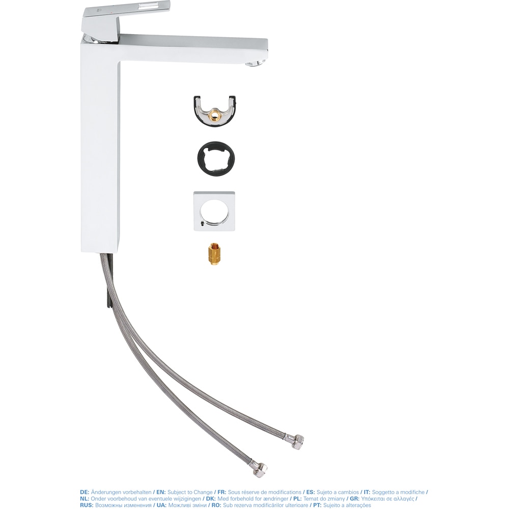 Baterie lavoar GROHE Eurocube 23406000, alama sanitara, crom