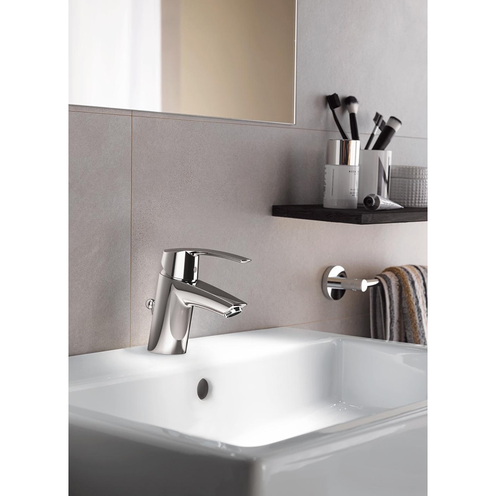 Baterie lavoar GROHE Start 23550001, marimea S, alama, argintiu