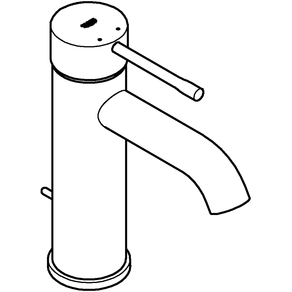 Baterie lavoar GROHE Essence 23589A01, alama sanitara, grafit