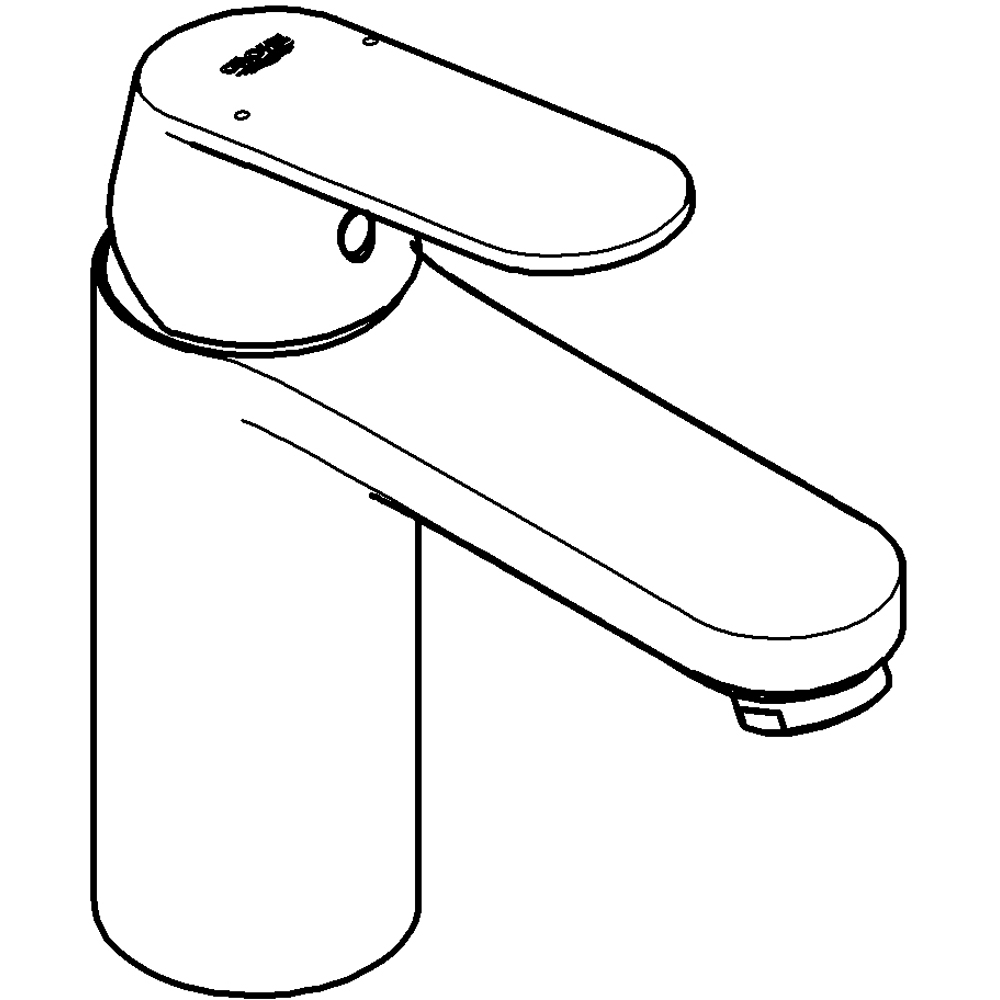 Baterie lavoar GROHE Eurosmart Cosmopolitan 23926000, alama sanitara, crom