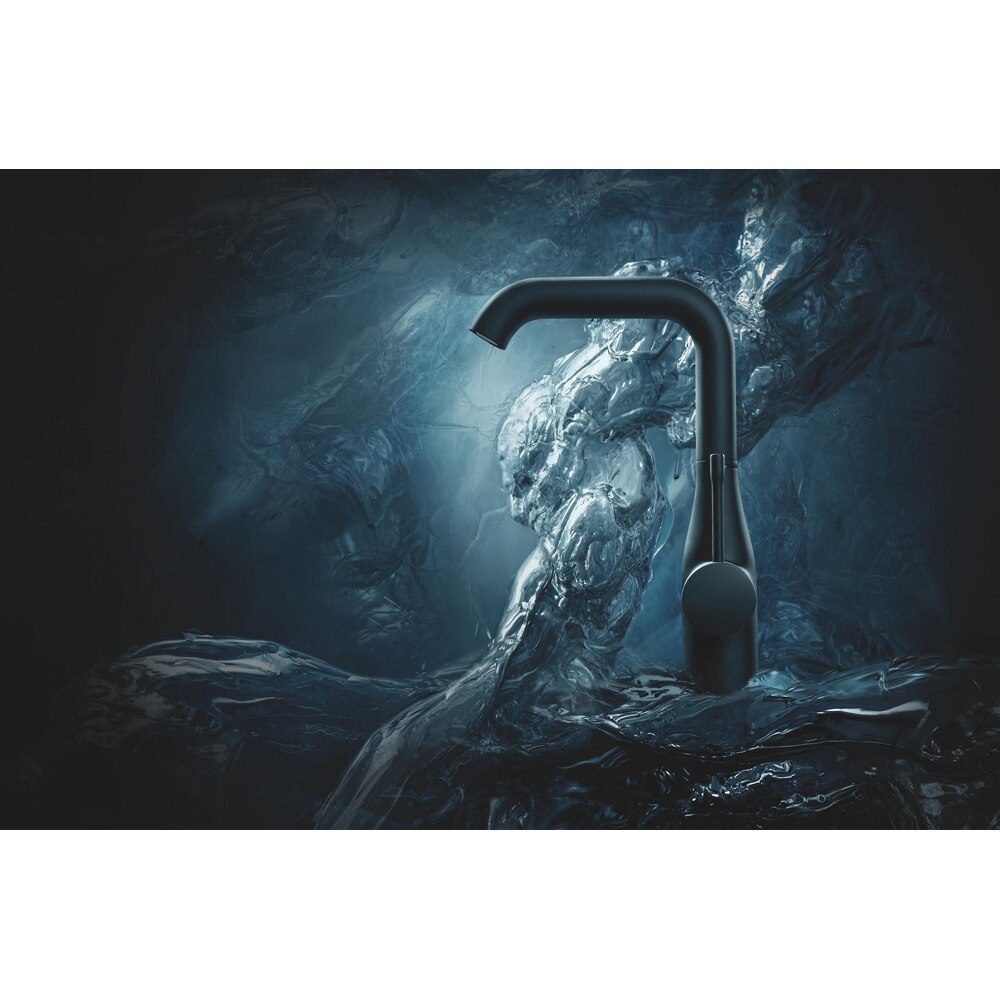 Baterie lavoar GROHE Essence 24177KF1, alama sanitara, negru