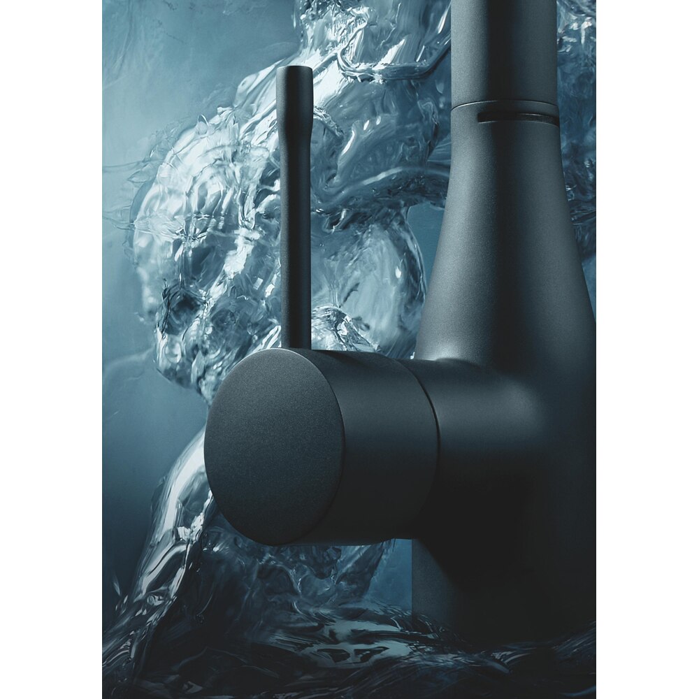 Baterie lavoar GROHE Essence 24177KF1, alama sanitara, negru