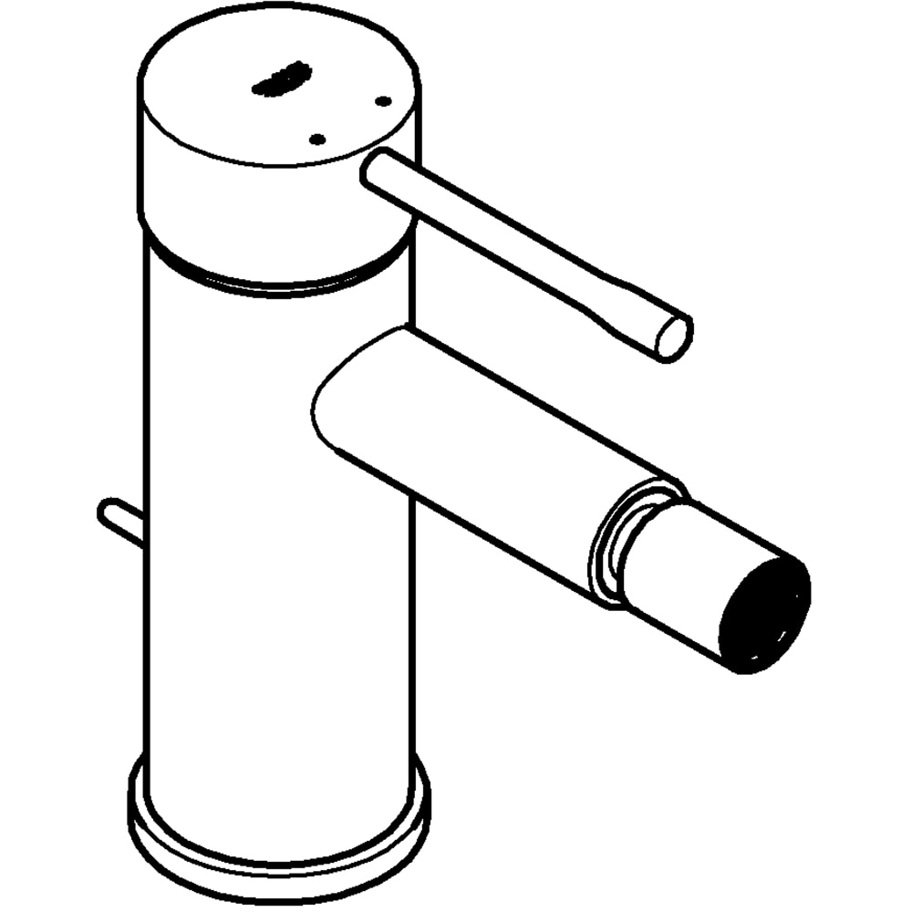 Baterie bideu GROHE Essence 24178A01, alama sanitara, grafit