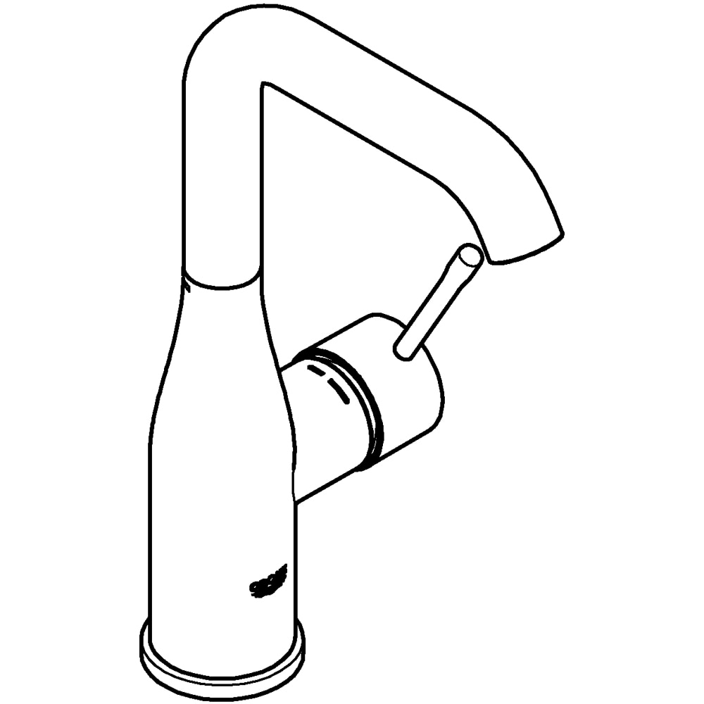 Baterie lavoar GROHE Essence 24182001, alama sanitara, crom