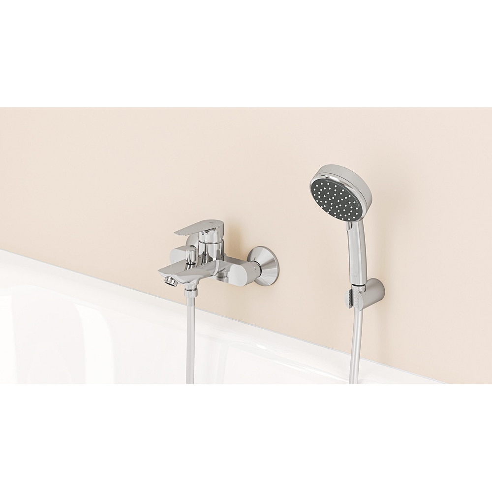Baterie cada-dus GROHE Start Edge 24198001, alama sanitara, crom
