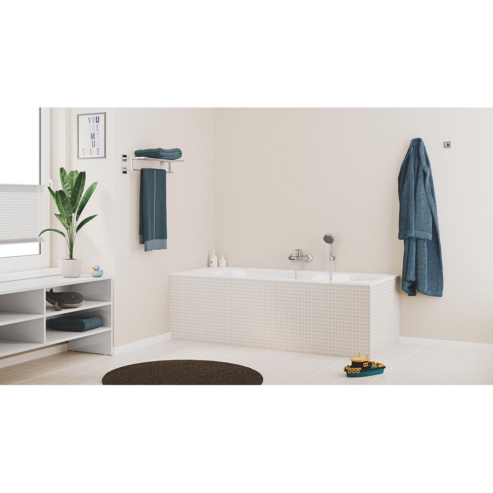 Baterie cada-dus GROHE Start Edge 24198001, alama sanitara, crom