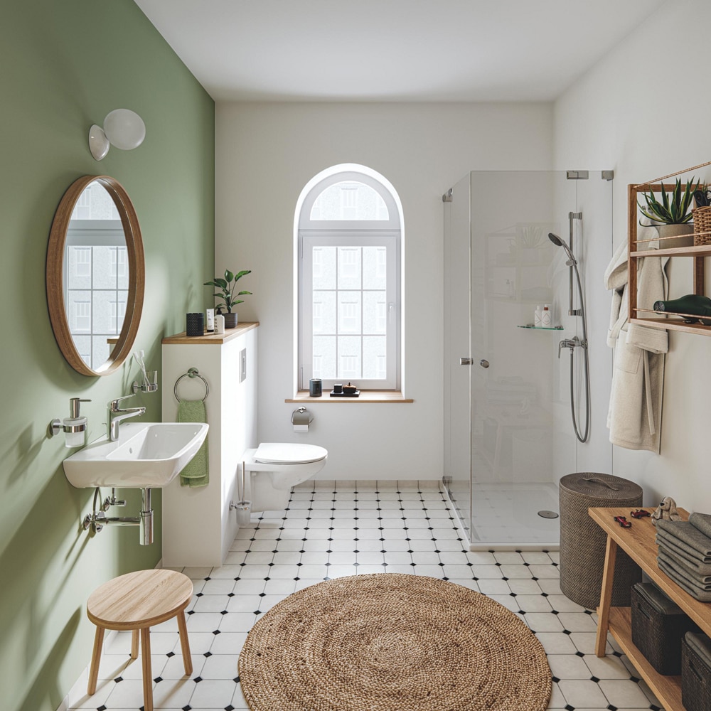 Baterie dus GROHE Swift 24333001, alama sanitara, crom