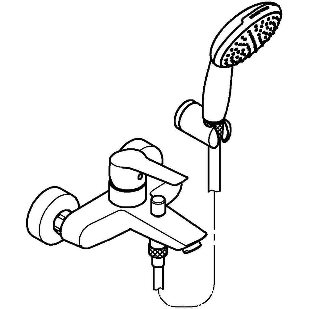 Set dus GROHE Start 25283002, 1 functie, crom