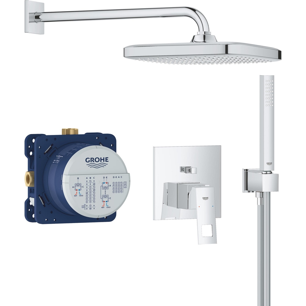 Sistem dus GROHE Eurocube 250 25289000, 1 functie, crom