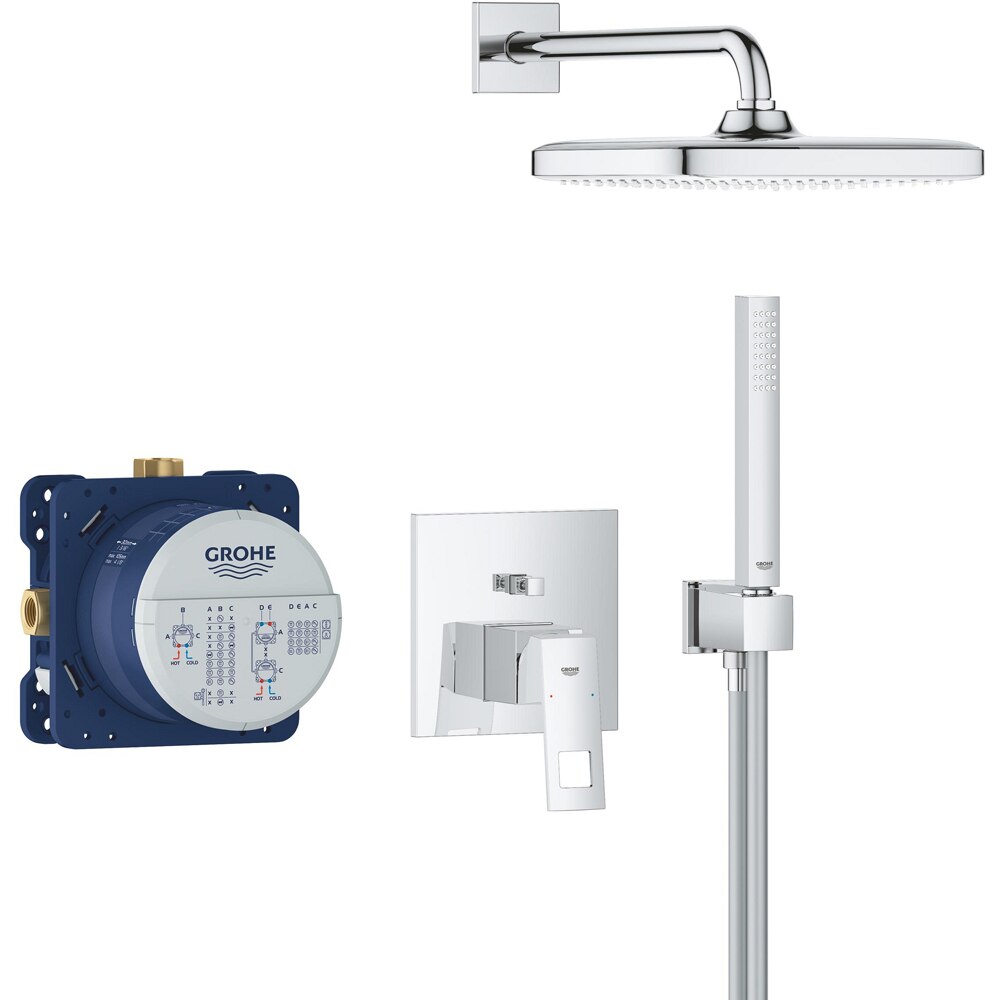 Sistem dus GROHE Eurocube 250 25289000, 1 functie, crom