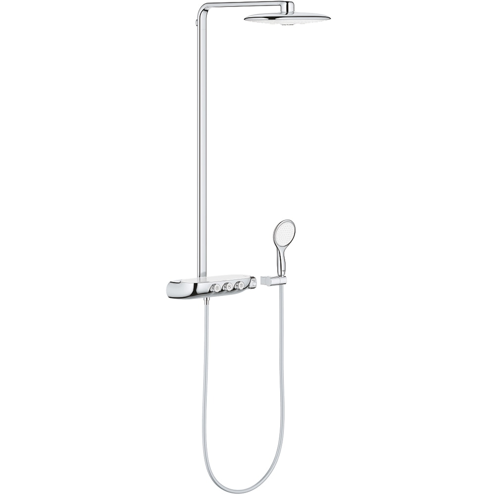 Sistem dus GROHE RainShower Smartcontrol 360 Duo 26250LS0, termostat, 3 functii, crom-alb