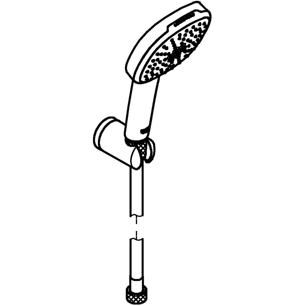 Para dus GROHE Vitalio Comfort 110 26399001, 2 functii, crom