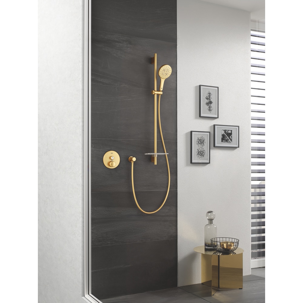 Para dus GROHE Rainshower SmartActive 130 26574GN0, 3 functii, auriu