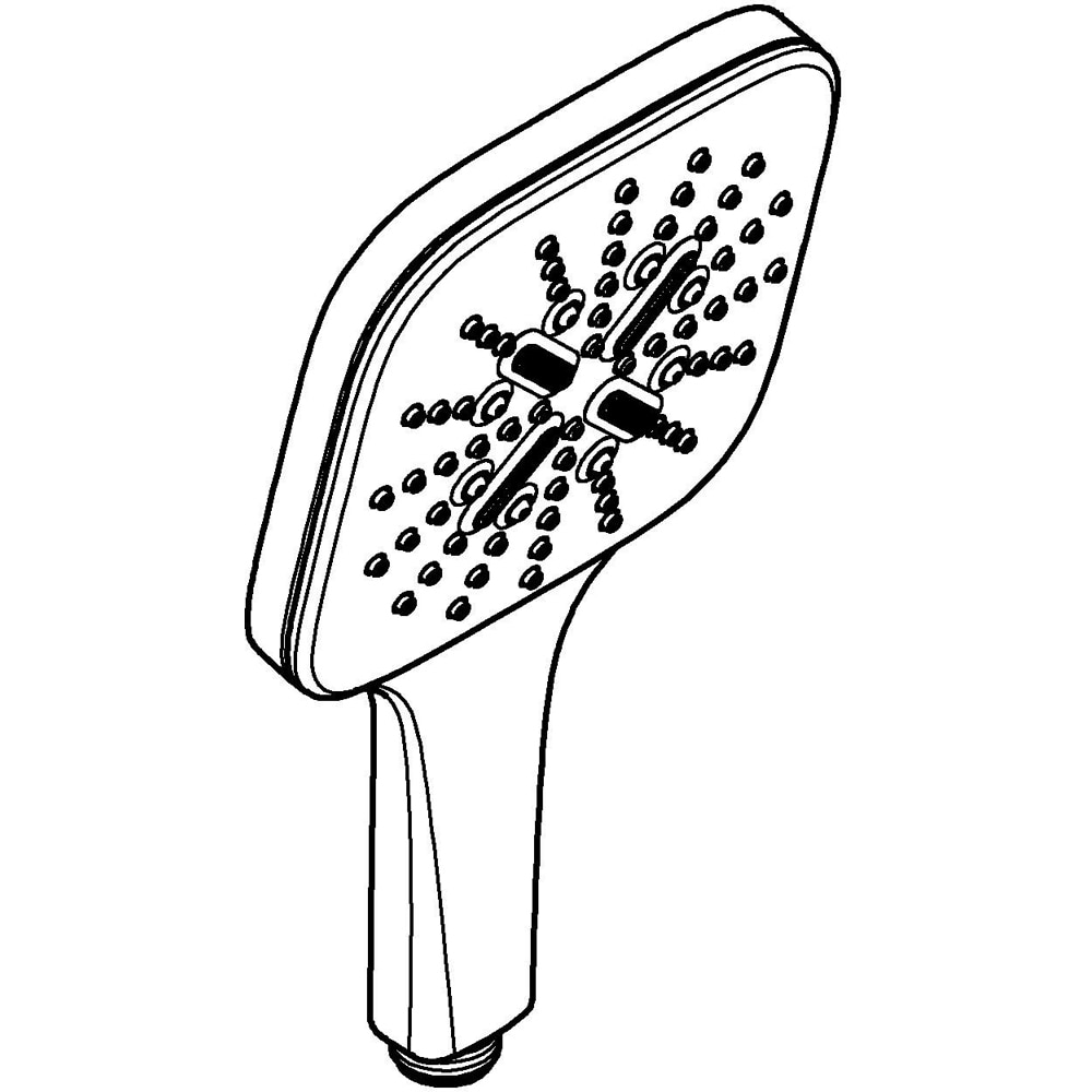 Para dus GROHE Rainshower SmartActive 130 Cube 26582AL0, 3 functii, grafit