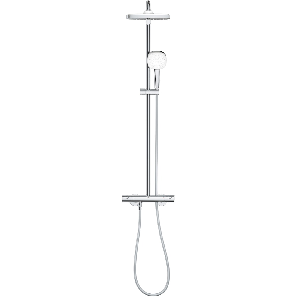 Sistem dus GROHE Tempesta Cube 250 26689001, termostat, 1 functie, crom