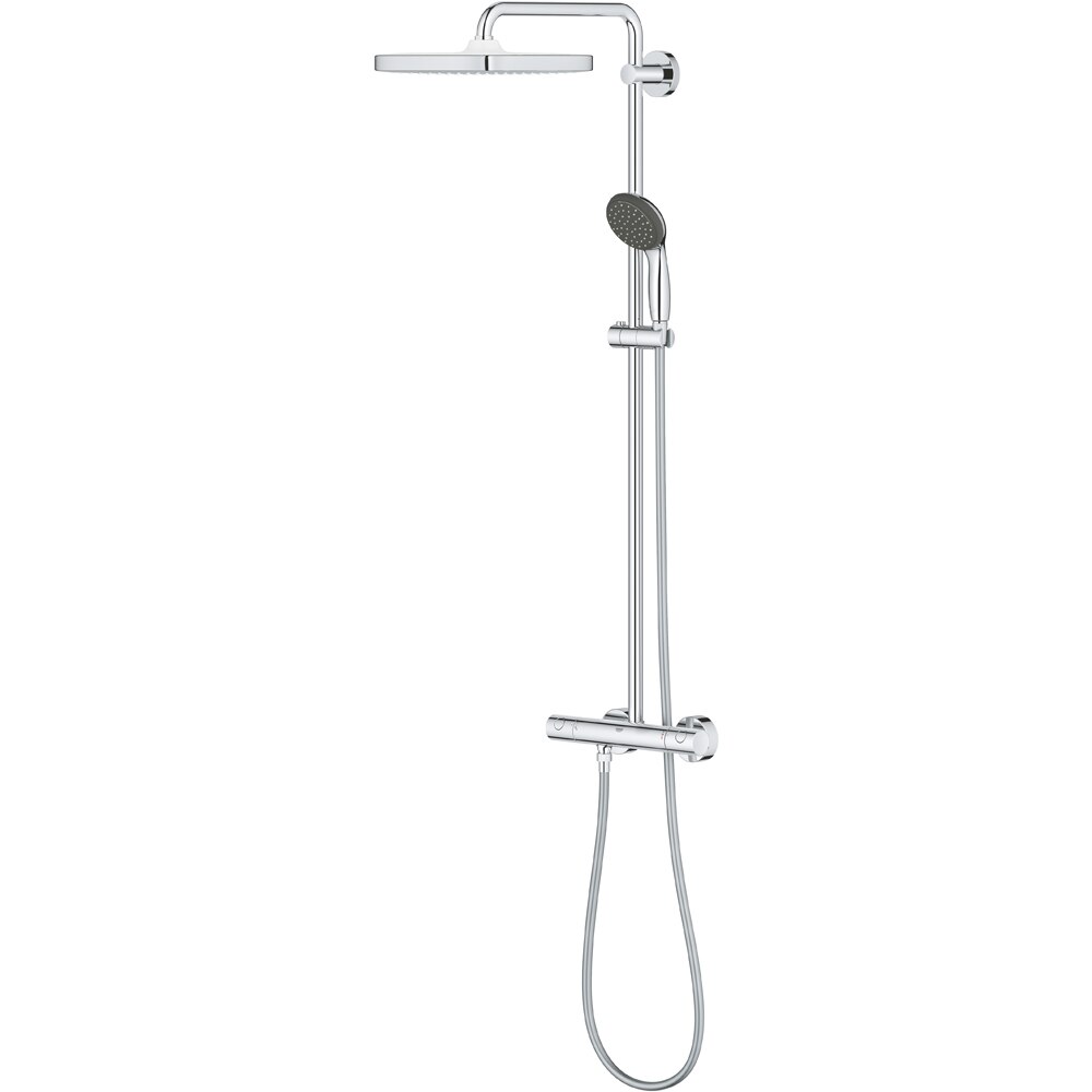 Sistem dus GROHE Vitalio Start 250 Cube 26697000, termostat, 1 functie, crom