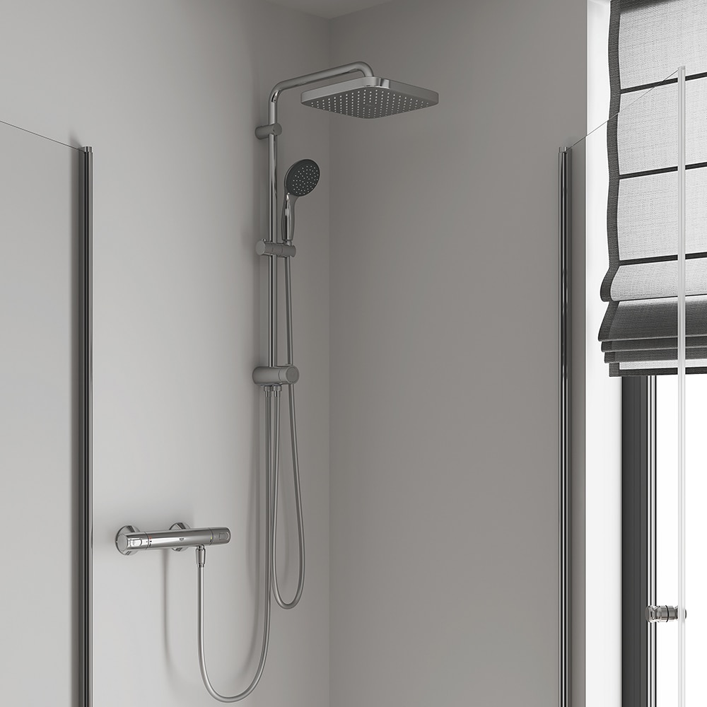Sistem dus GROHE Vitalio Cube 250 26698000, crom
