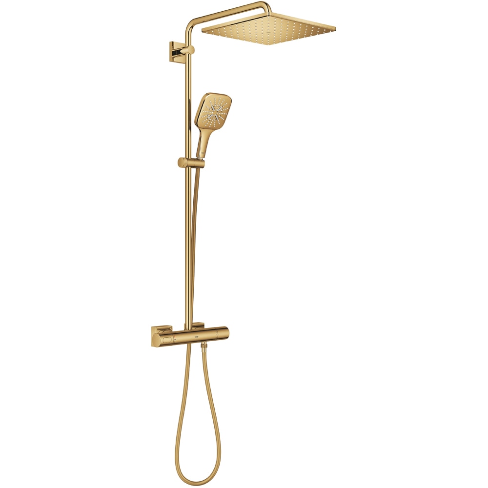 Sistem dus GROHE SmartActive Cube 310 26837GL0, termostat, 1 functie, auriu