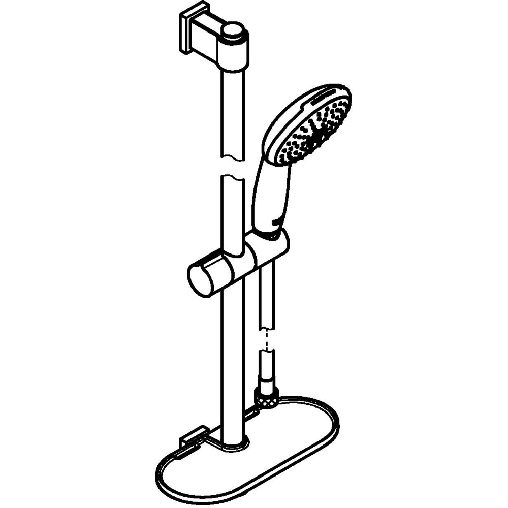 Coloana dus GROHE Vitalio Start 110 26952001, 2 functii, crom