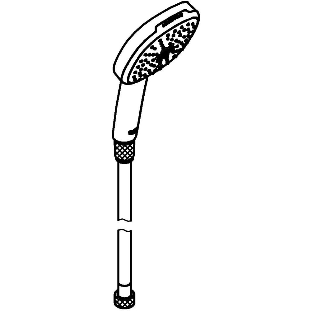 Para dus GROHE Vitalio Comfort 110 26973001, 2 functii, crom