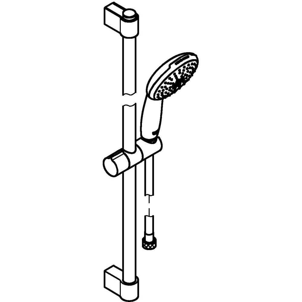 Coloana dus GROHE Tempesta 110 27598003, 2 functii, crom
