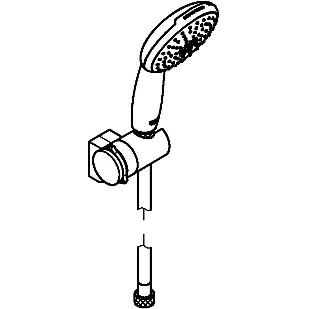 Para dus GROHE Tempesta 110 27601003, 2 functii, crom