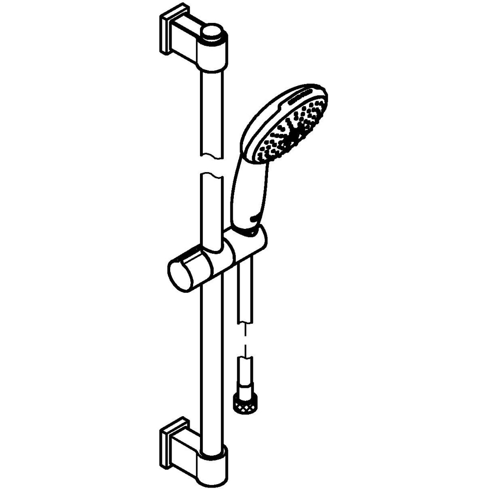 Coloana dus GROHE Vitalio Start 110 27948001, 2 functii, crom