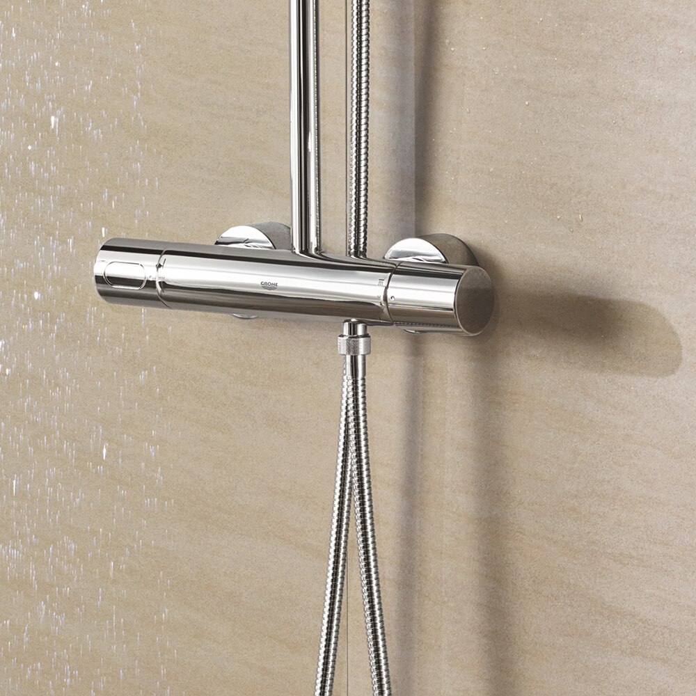 Sistem dus GROHE Rainshower 210 27967000, termostat, 3 functii, crom