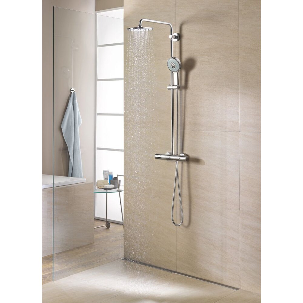 Sistem dus GROHE Rainshower 210 27967000, termostat, 3 functii, crom