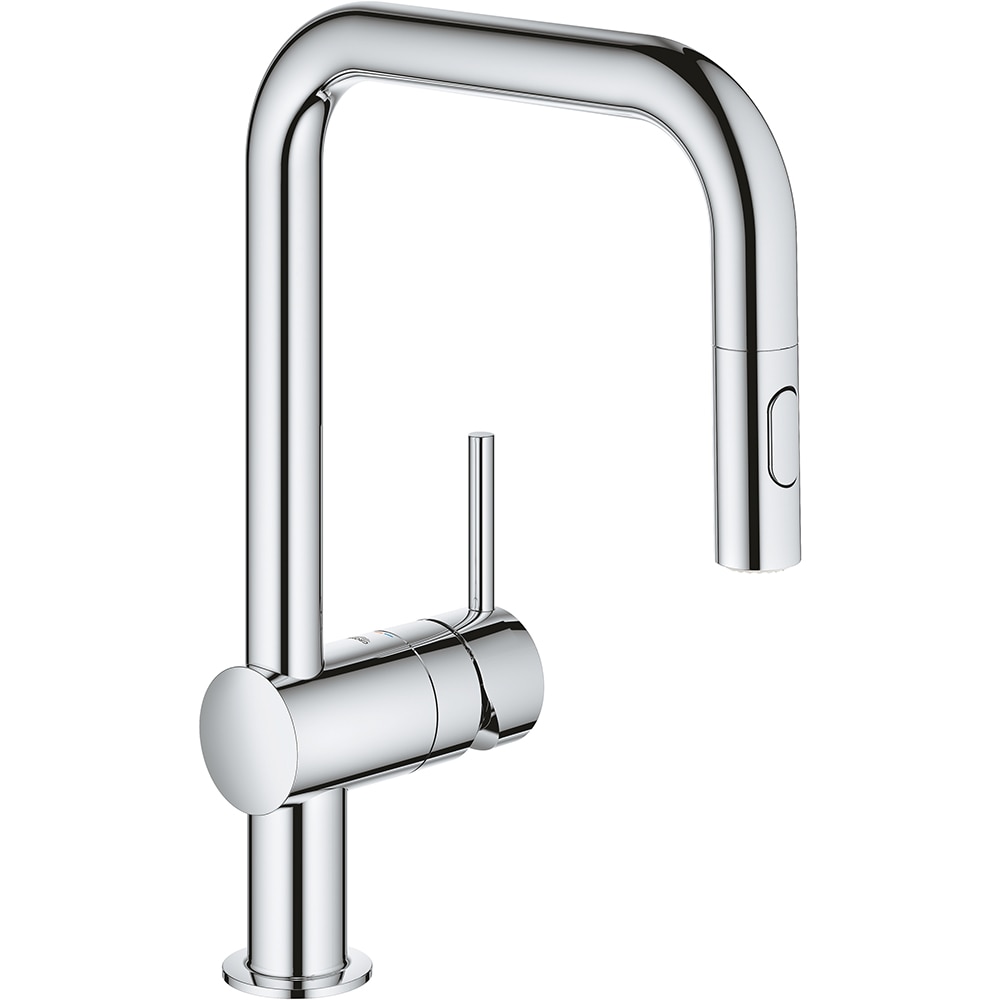 Baterie bucatarie GROHE Vento 30439000, dus extractibil, alama, crom