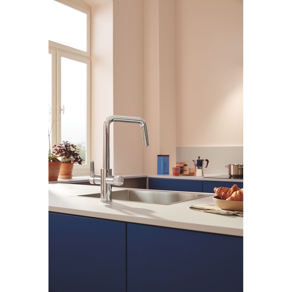 Baterie bucatarie GROHE Blue Pure Start 30596000, alama sanitara, crom