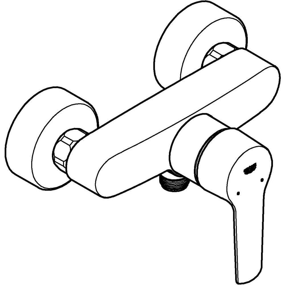 Baterie dus GROHE Start 32279002, alama sanitara, crom