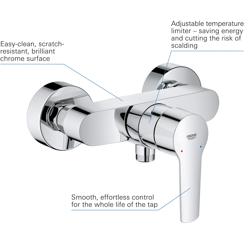 Baterie dus GROHE Start 32279002, alama sanitara, crom