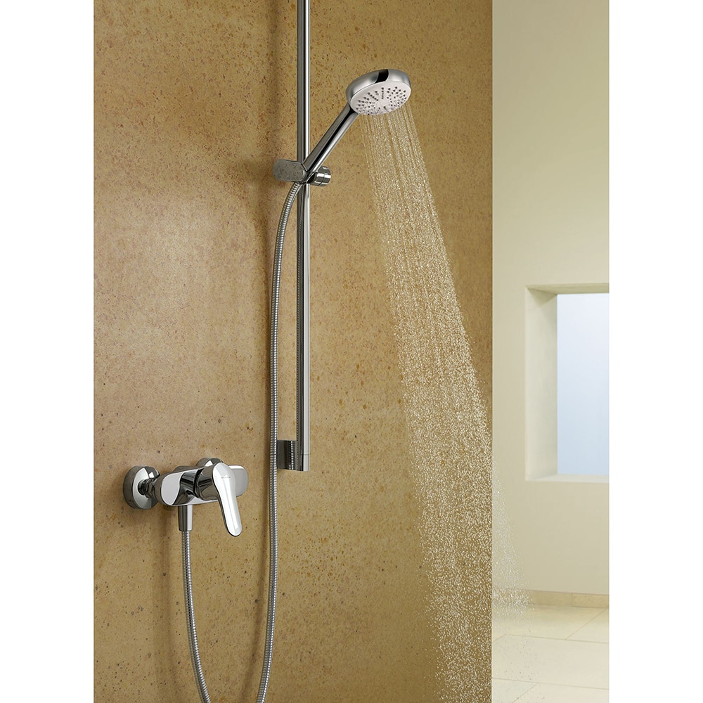 Baterie dus KLUDI Objekta 327640575, alama sanitara, argintiu