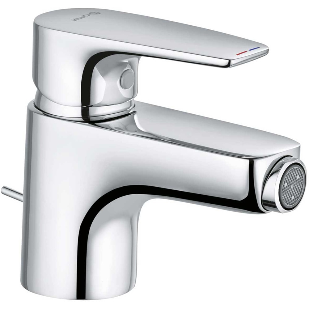 Baterie bideu KLUDI Pure&Solid 342160575, alama sanitara, argintiu