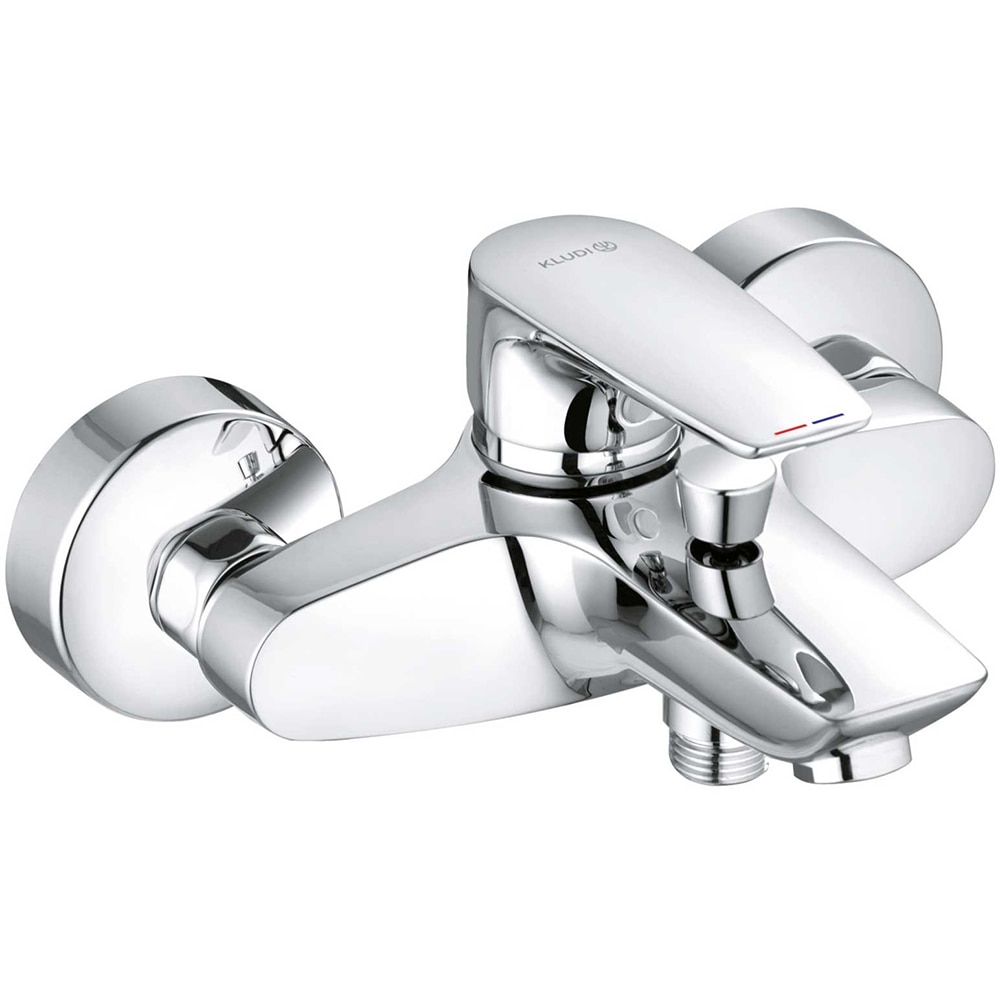 Baterie cada-dus KLUDI Pure&Solid 346810575, alama sanitara, argintiu