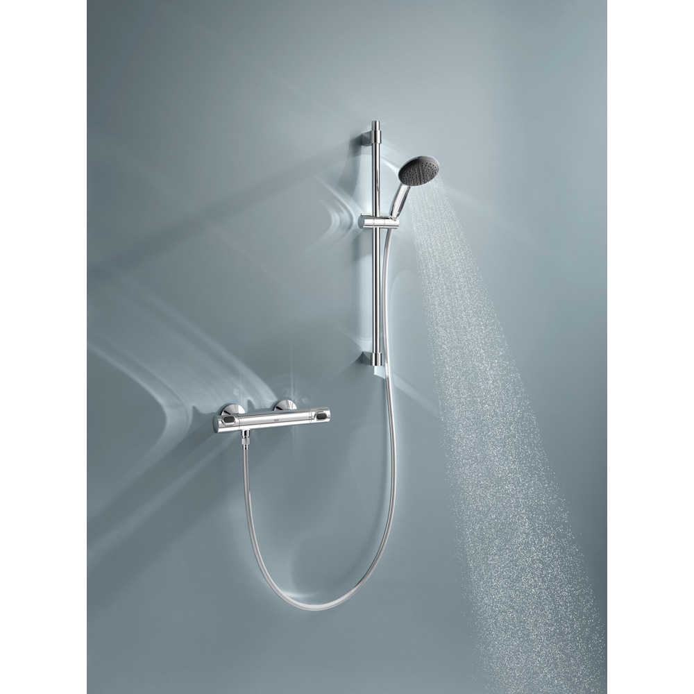 Set dus GROHE Precision Flow 34800001, termostat, 1 functie, crom