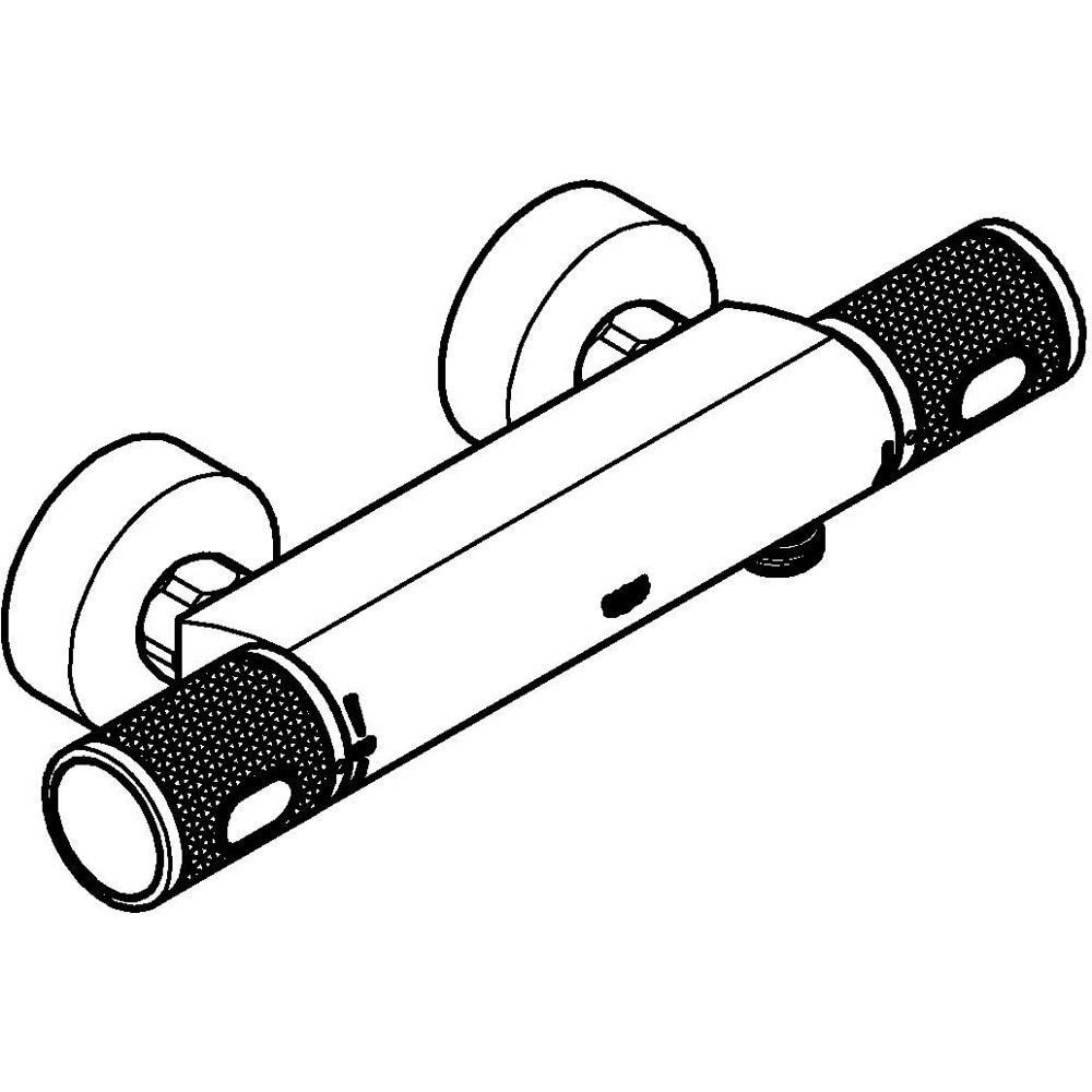 Baterie dus GROHE Grohtherm 1000 Performance 34827KF0, alama sanitara, negru