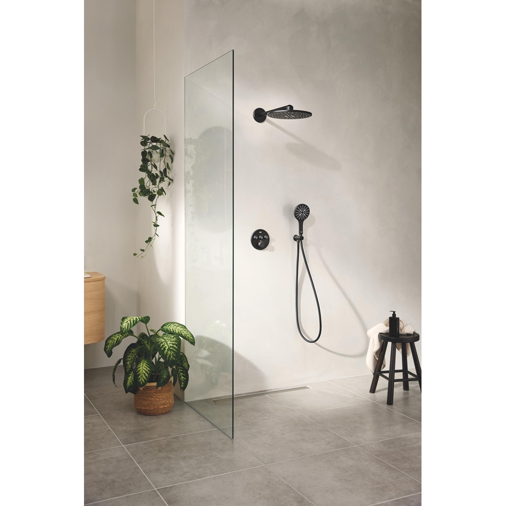 Sistem dus GROHE SmartControl 310 34863KF0, termostat, 3 functii, negru