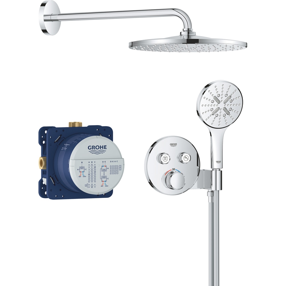 Sistem dus GROHE SmartControl 310 34866000, termostat, 1 functie, crom
