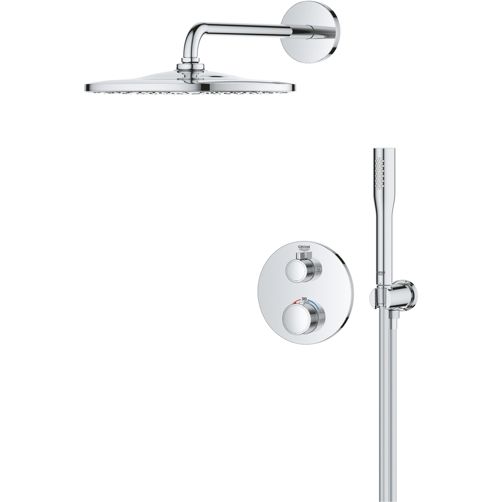 Sistem dus GROHE Grohtherm 310 34869000, termostat, 1 functie, crom