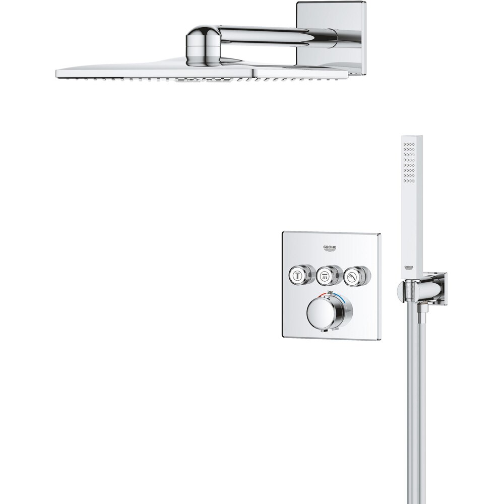 Sistem dus GROHE Precision SmartControl 310 34875000, termostat, 3 functii, crom