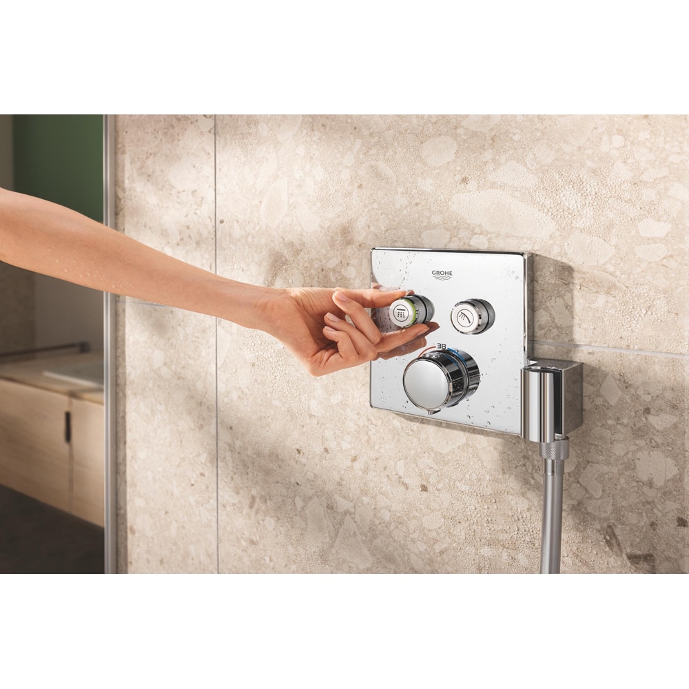 Sistem dus GROHE SmartControl 310 34876000, termostat, 1 functie, crom