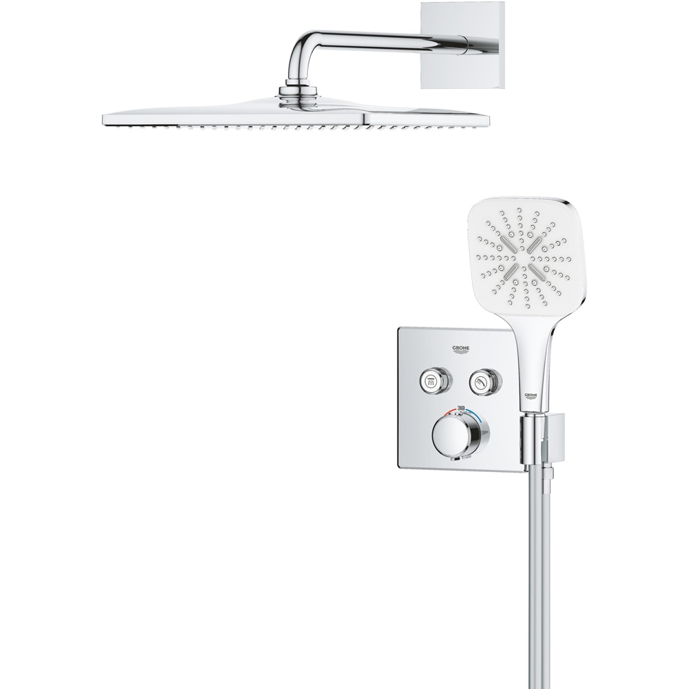 Sistem dus GROHE SmartControl 310 34876000, termostat, 1 functie, crom
