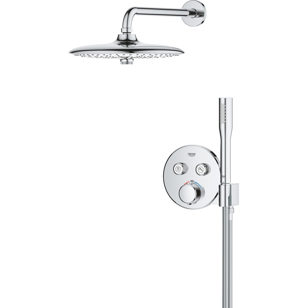 Sistem dus GROHE Precision SmartControl 260 34878000, termostat, 3 functii, crom