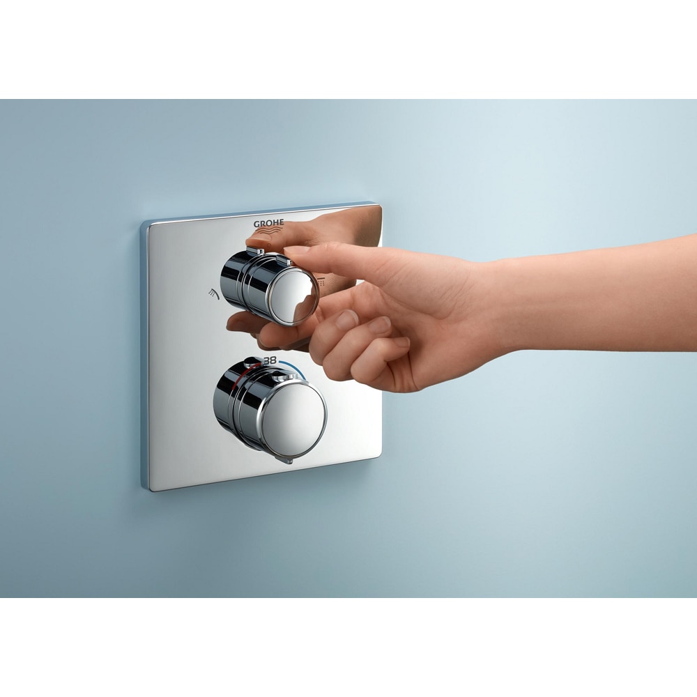 Sistem dus GROHE Grohtherm 250 34882000, termostat, 1 functie, crom