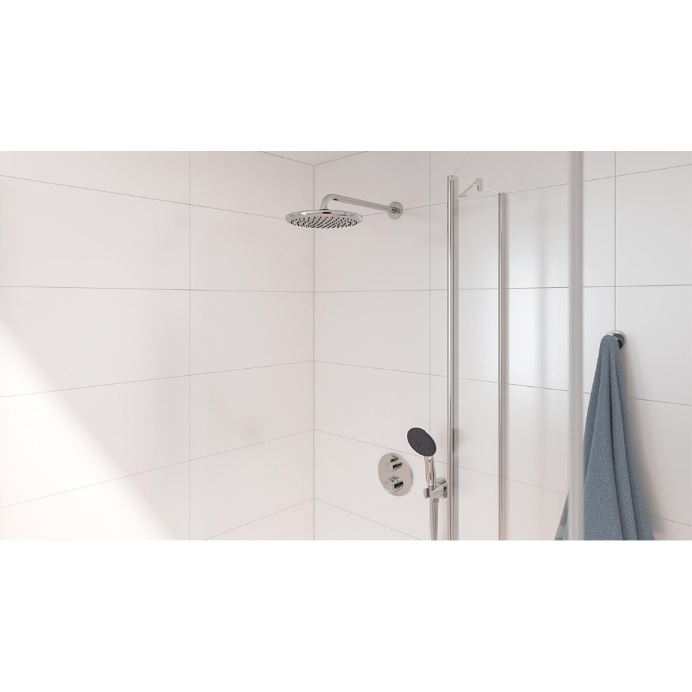 Sistem dus GROHE Grohtherm 250 34883000, termostat, 1 functie, crom