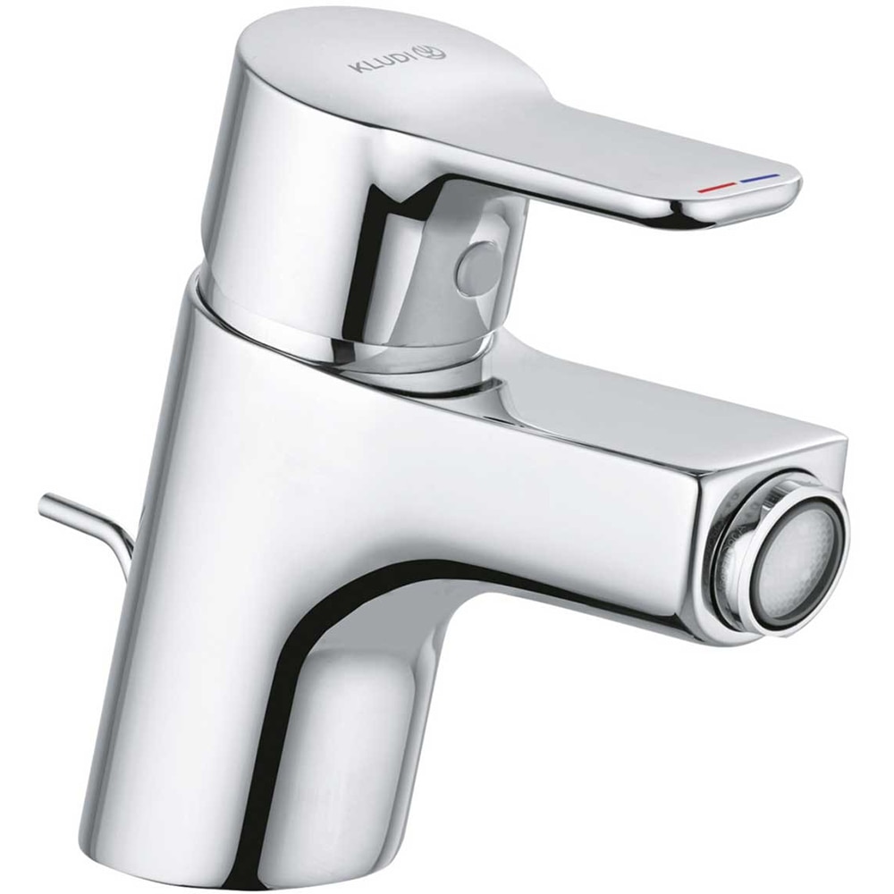 Baterie bideu KLUDI Pure&Easy 375330565, alama sanitara, argintiu