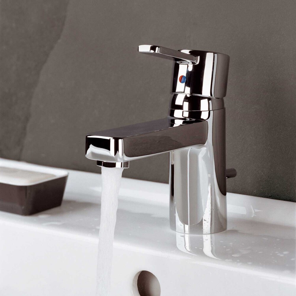 Baterie lavoar KLUDI Zenta 382530575, alama sanitara, argintiu