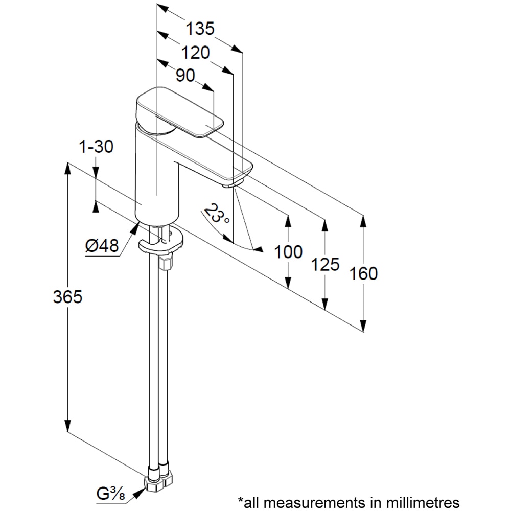 Baterie lavoar KLUDI Pure&Style 402920575, alama sanitara, argintiu